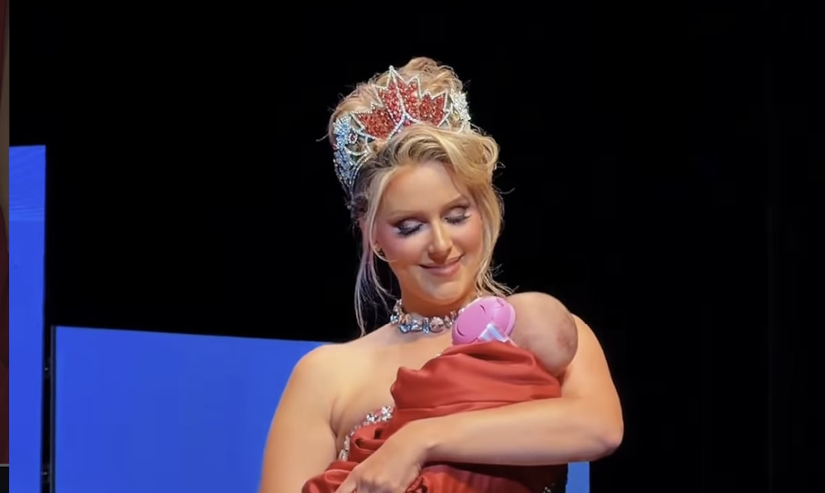 Miss Universe Canadá: Jaime Vandenberg se despide de su corona con su bebé en brazos