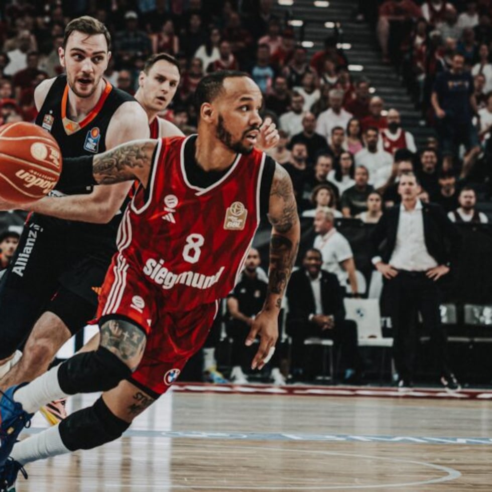 Shabazz Napier en la final de la Bundesliga de Alemania en la pasada temporada.