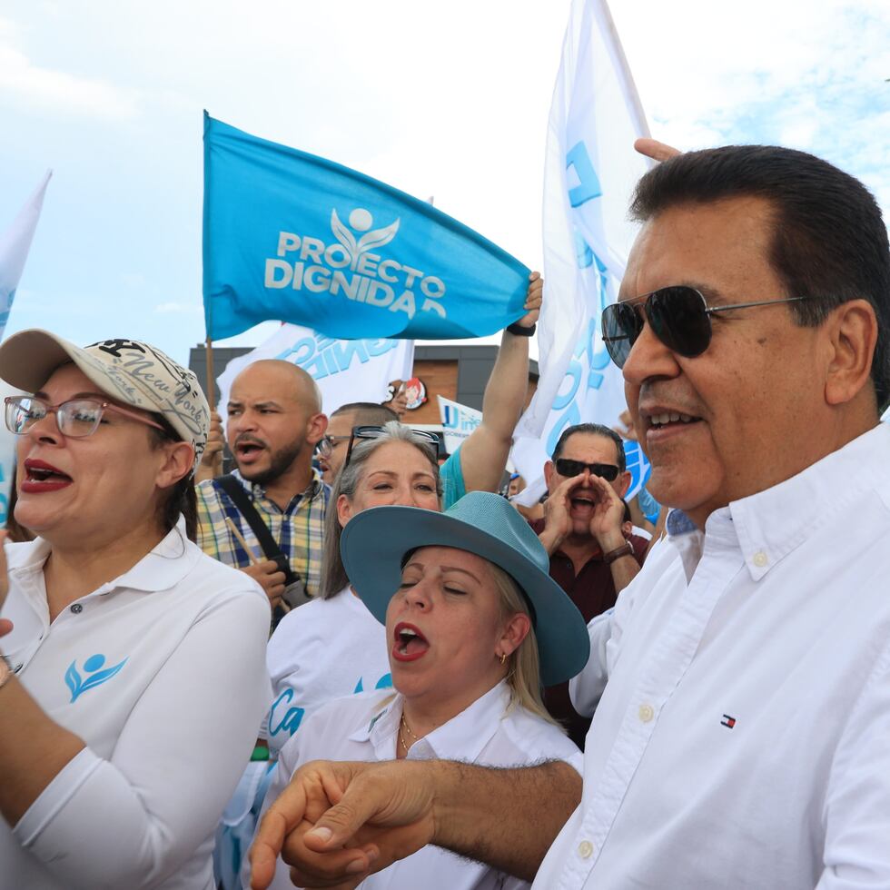 Cierre de campaña de Proyecto Dignidad. Foto Pablo Martinez