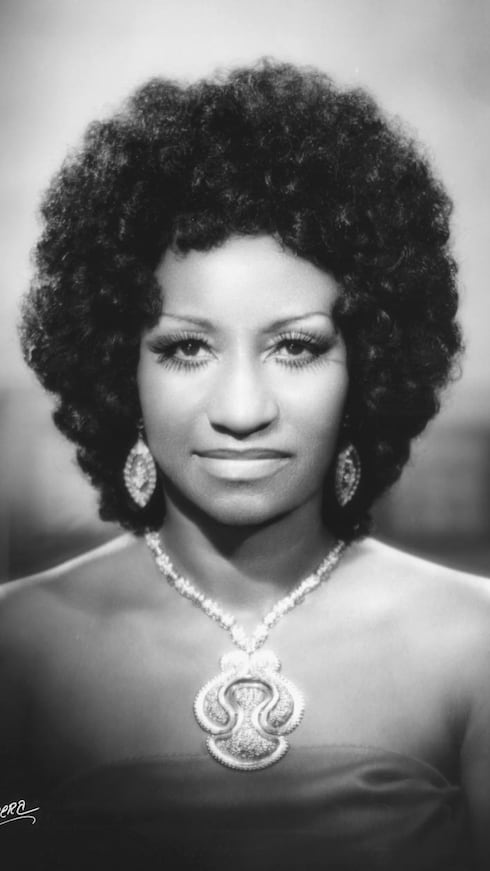 Celia Cruz en sus inicios.