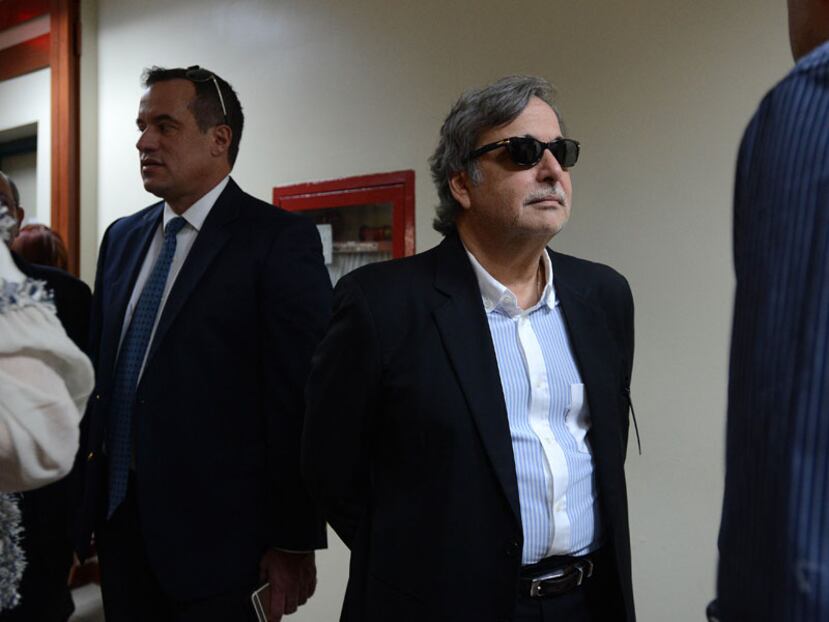 El presidente del conglomerado Spanish Broadcasting System (SBS) y Mega TV, Raúl Alarcón. Atrás, el ejecutivo de SBS Albert Rodríguez. (ana.abruna@gfrmedia.com)