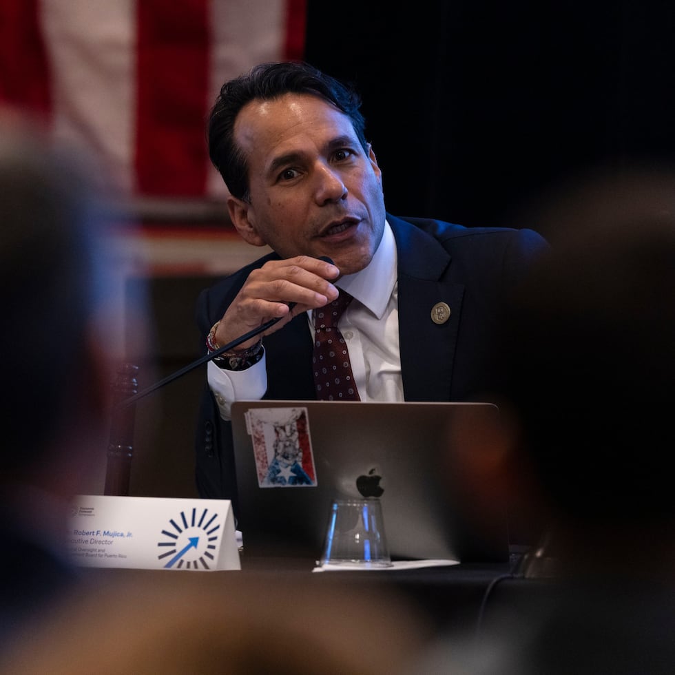 Robert F. Mujica's remarks were made at the end of the 50th public meeting of the Fiscal Oversight Board.