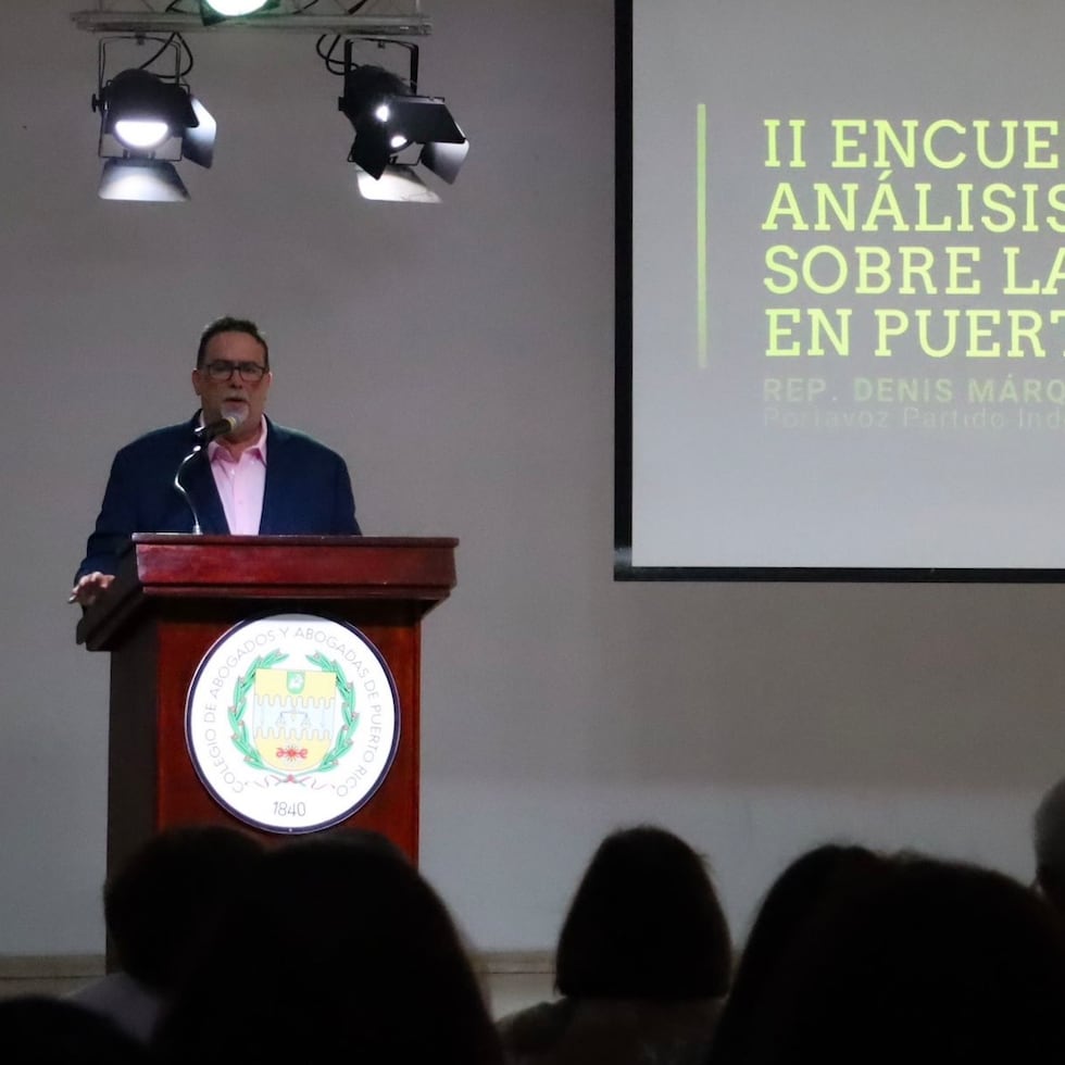 Denis Márquez Lebrón, portavoz del PIP en la Cámara de Representantes.