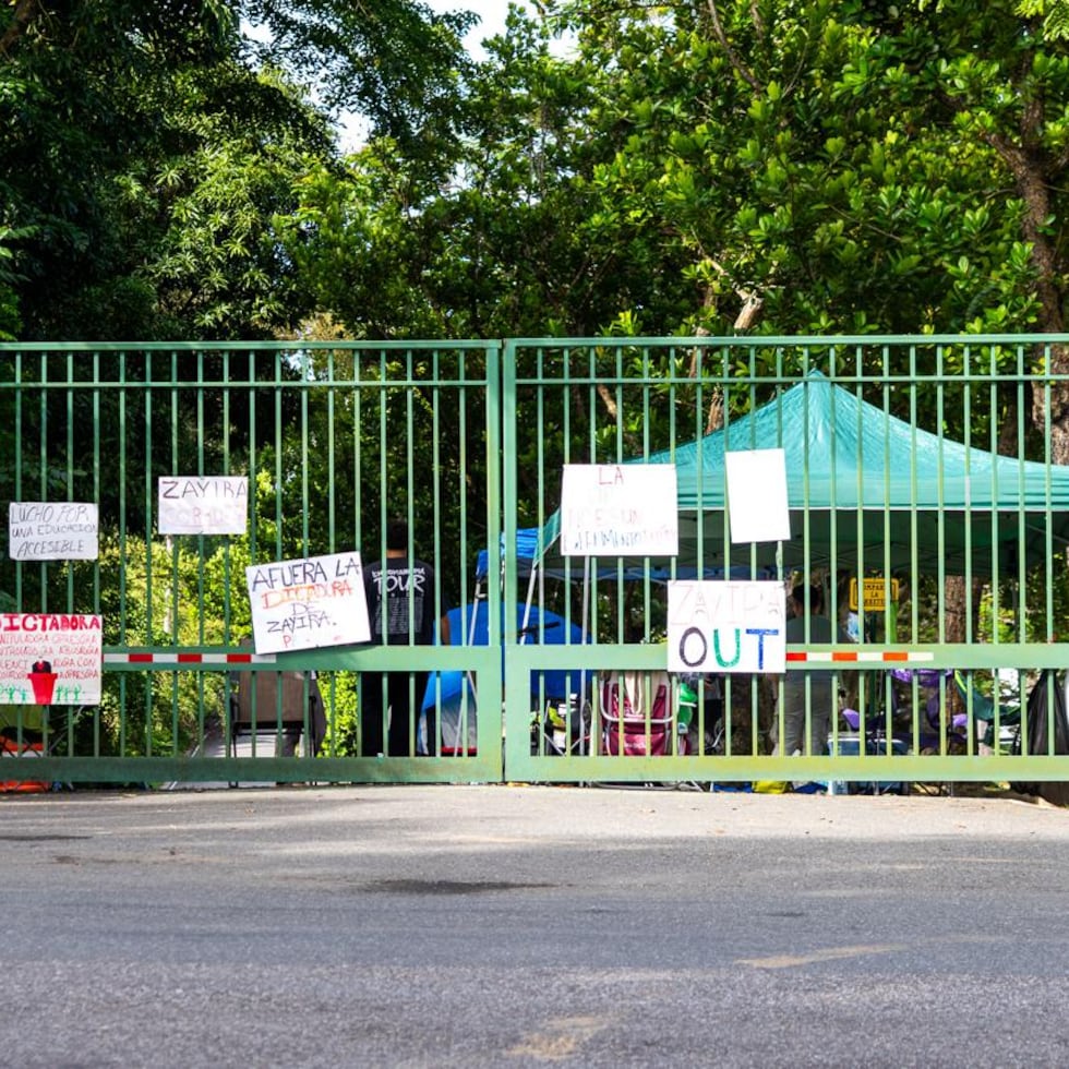 Los estudiantes del RUM se encuentran en manifestación indefinida desde el pasado 13 de abril.