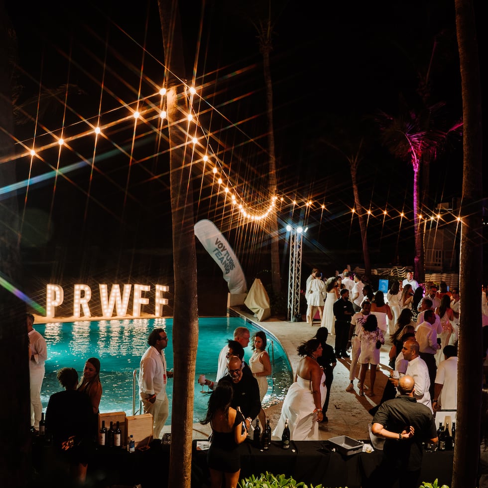 Ambiente durante el "Puerto Rico Wine & Food Festival".