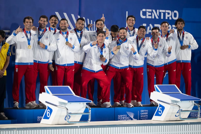La primera medalla de Puerto Rico en Santo Domingo 2026 fue de oro, por el equipo masculino de polo acuático.