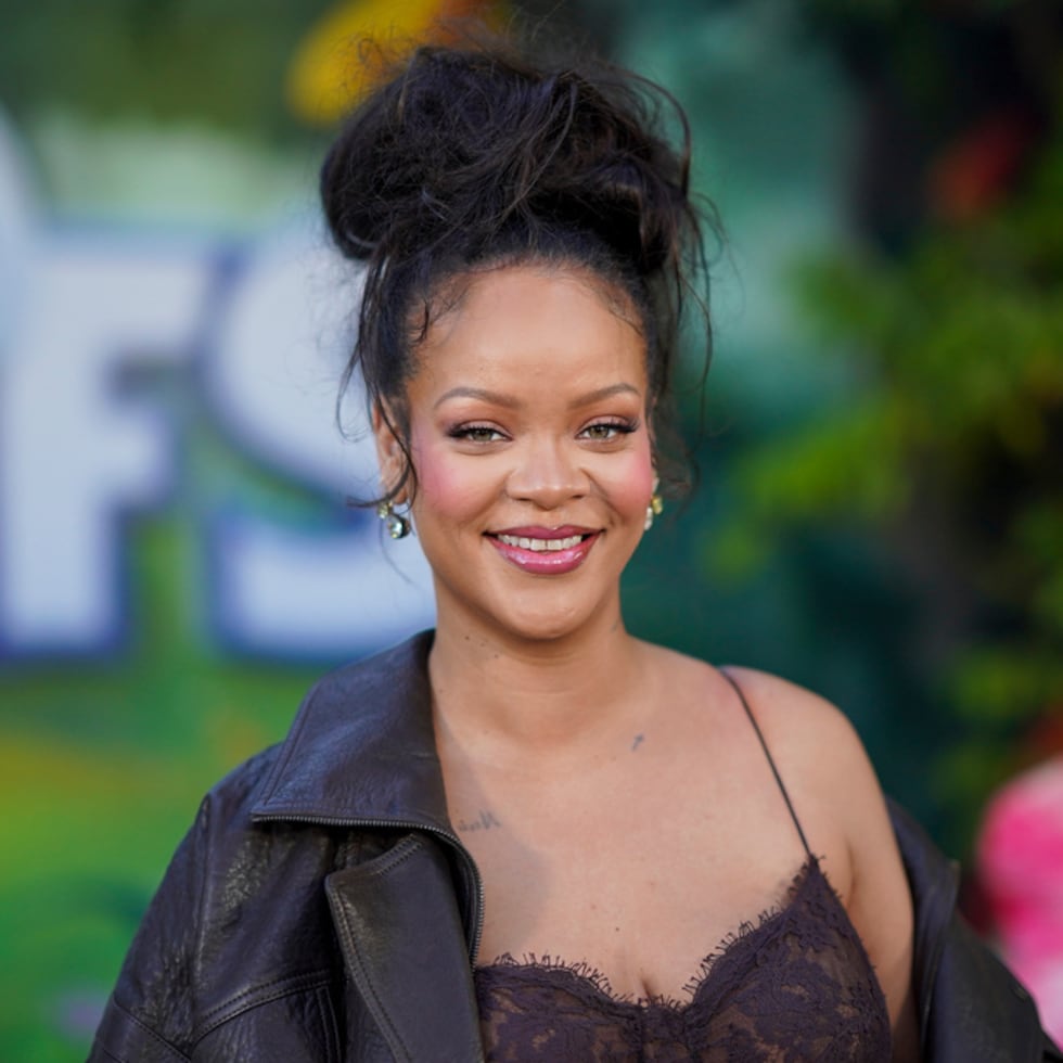 FILE - Rihanna arrives at the premiere of "Smurfs" on Sunday, July 13, 2025, at Paramount Studios in Los Angeles. (Photo by Jordan Strauss/Invision/AP, File)