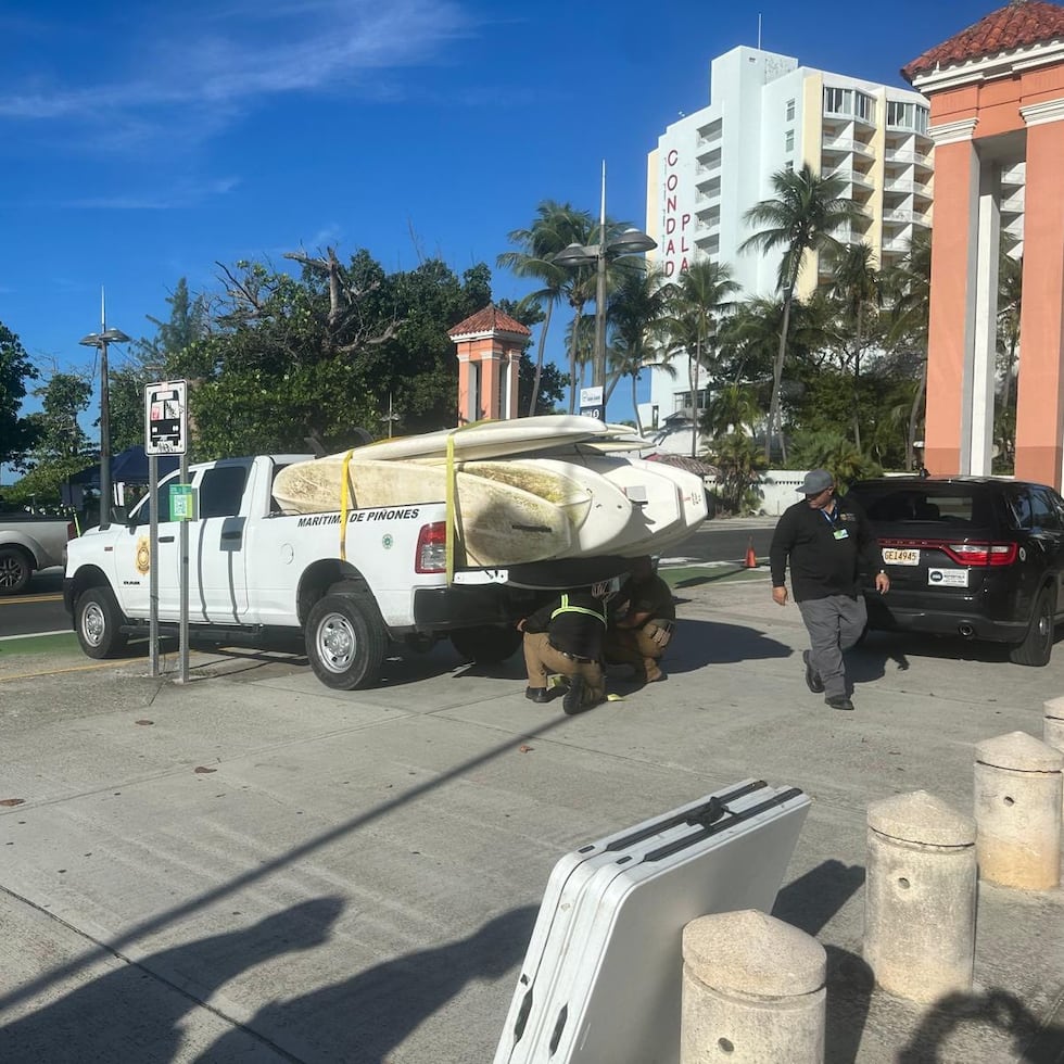 Part of the equipment seized last week by the Department of Natural Resources' Vigilante Corps at VIP Adventures in Laguna del Condado.