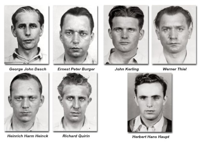 Siete ciudadanos alemanes fueron detenidos por las autoridades federales acusados de espionaje durante la Segunda Guerra Mundial.