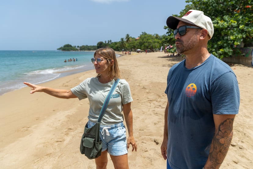 Carola Acum y Ramón Díaz Zambrana, defensores del ambiente en Rincón.