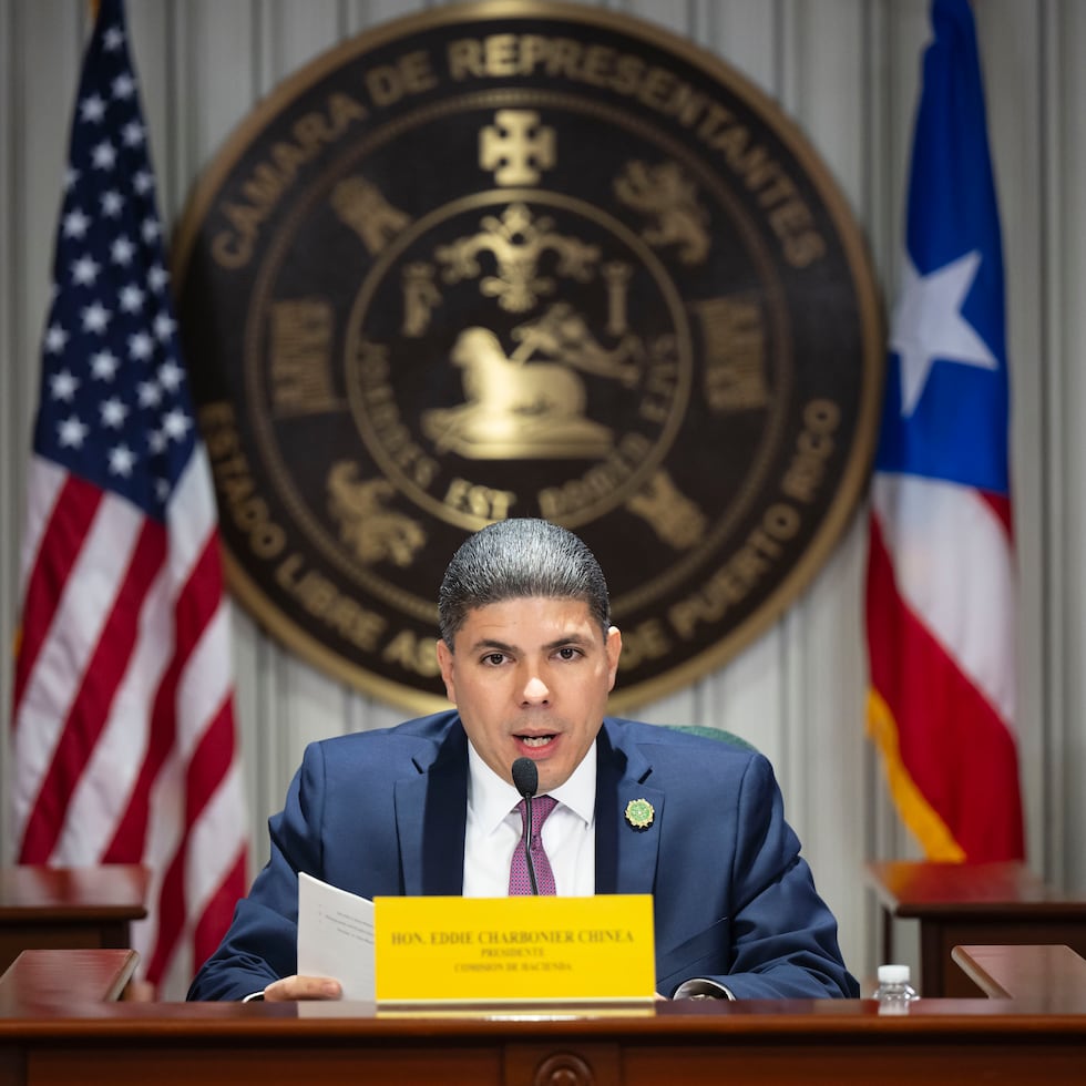 Eddie Charbonier, presidente de la Comisión de Hacienda de la Cámara de Representantes.