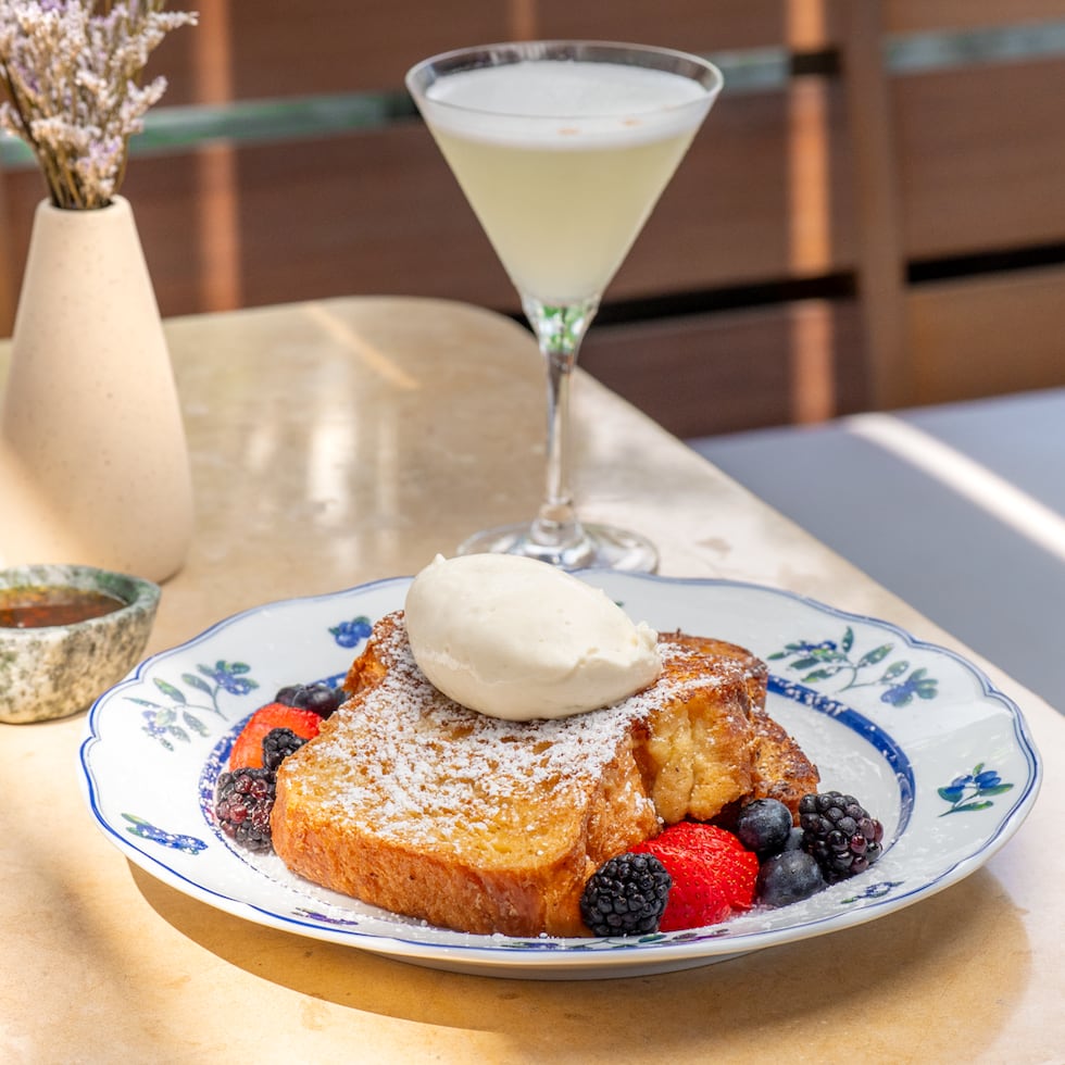 El Brioche French Toast es una de las propuestas exclusivas del brunch de los domingos en Dante. (Suministrada)