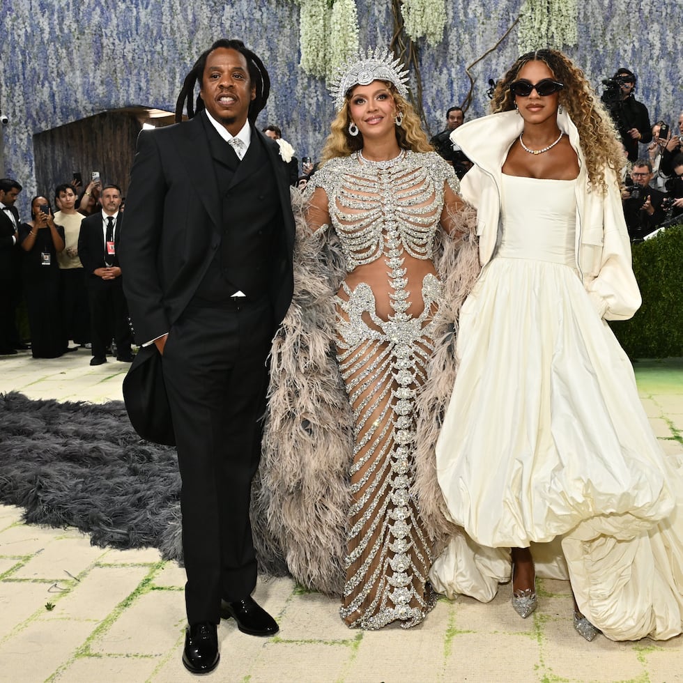 Jay Z, Beyoncé y su hija Blue Ivy