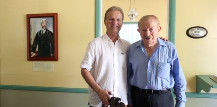 The love between Ramón Luis Rivera and his son is more than evident, especially when they sit down to talk about political and family anecdotes. (vanessa.serra@gfrmedia.com)