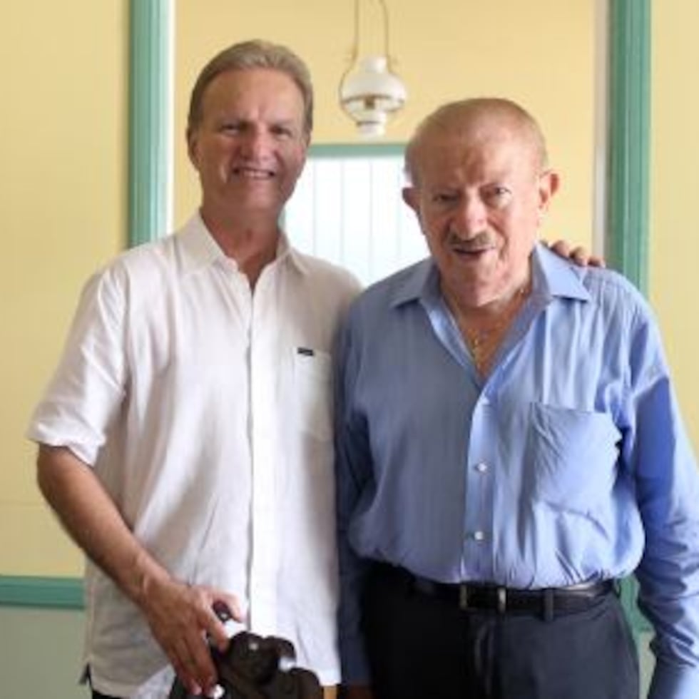 Ramón Luis Rivera, left, and his father, Ramón Luis Rivera Cruz.