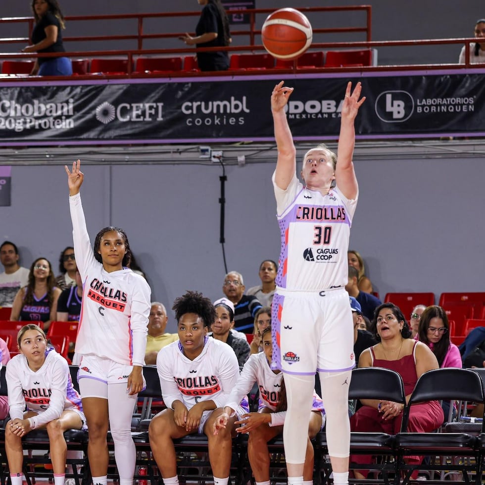 Taylor Robertson lidera la estadística de tres puntos en el torneo 2026 con las Criollas.