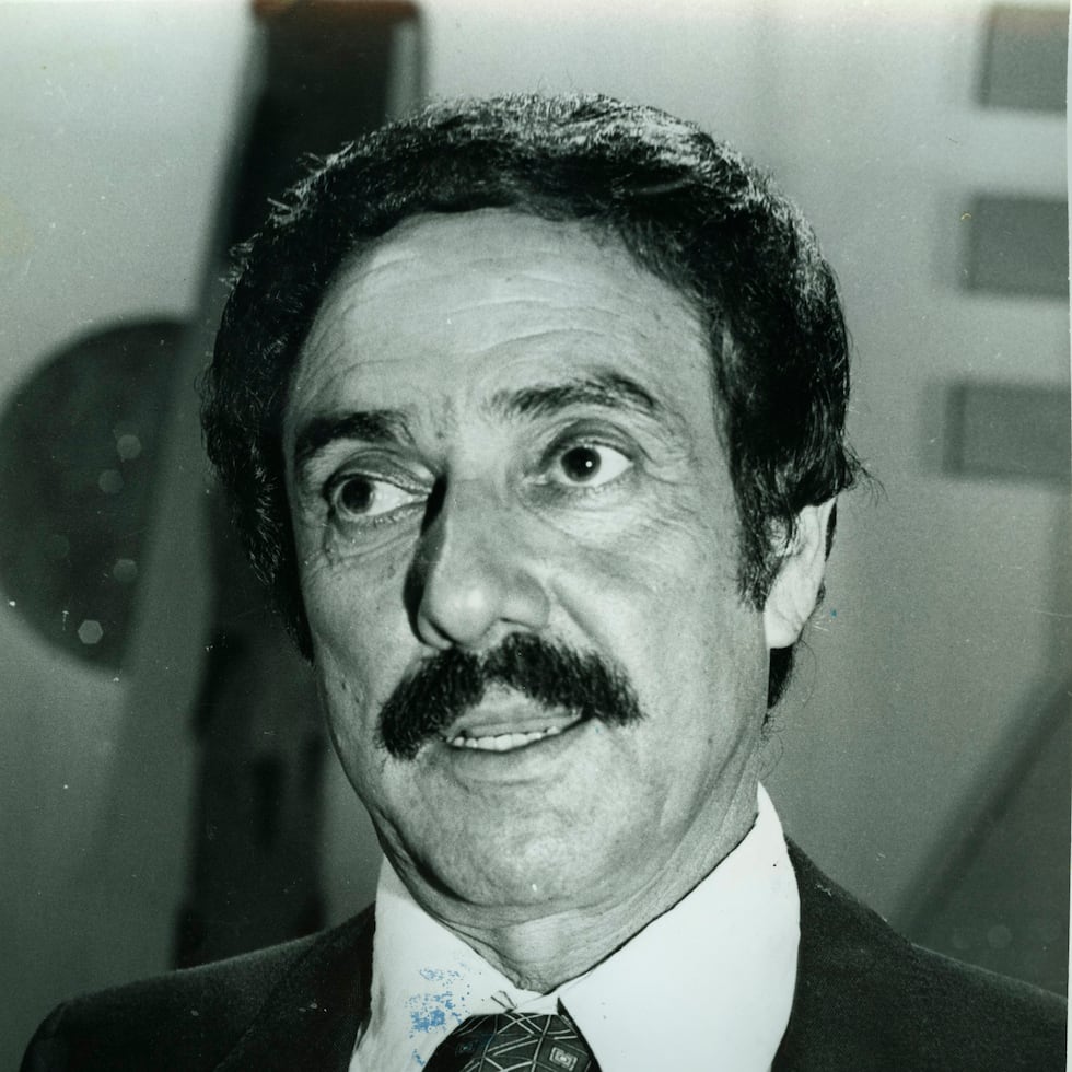 El animador de television Luis Vigoreaux fue otra de las figuras televisivas destacadas de la década de 1980.