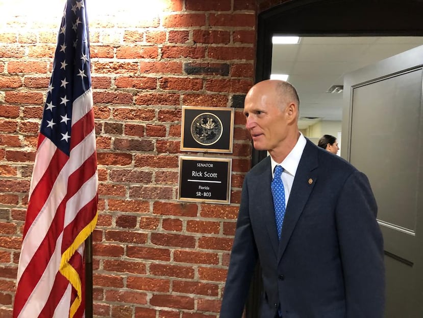 El senador Rick Scott.