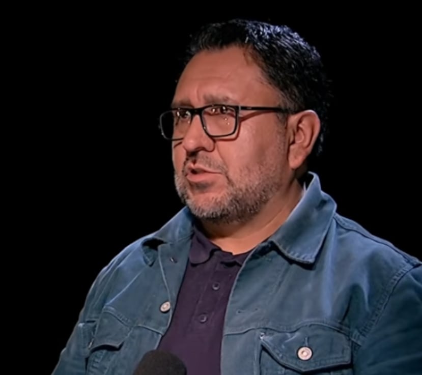 Andrés Arévalo, un paciente afectado por COVID-19 en 2021.