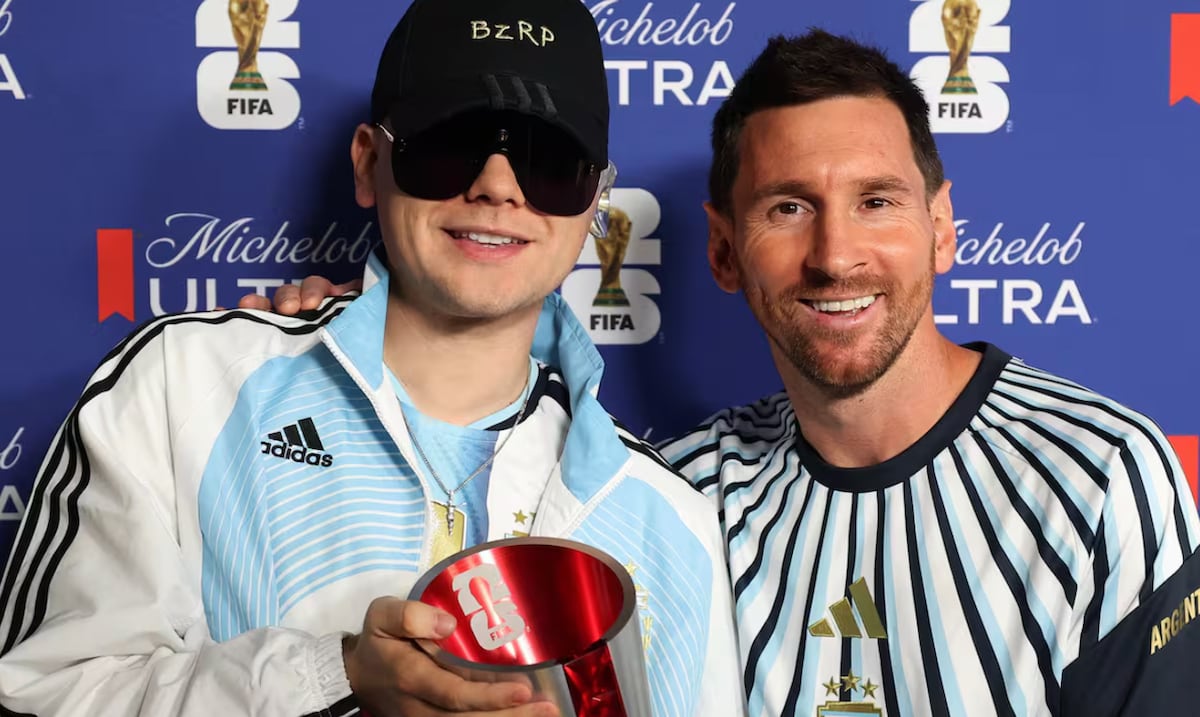 Bizarrap entregó el premio MVP a Messi tras victoria de Argentina sobre Egipto en el Mundial 2026