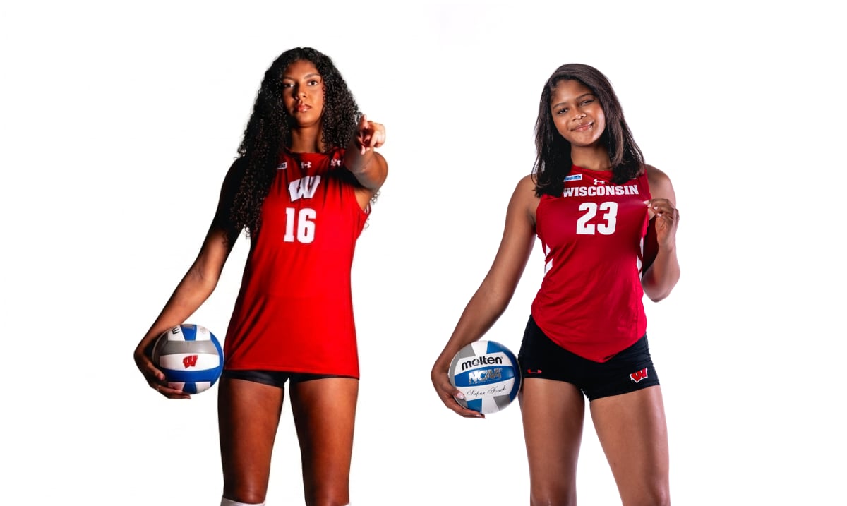 Decelise Champion y Grace López se unen en programa élite de voleibol de la NCAA en Wisconsin
