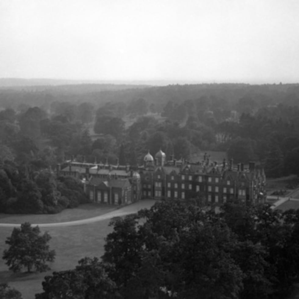 Sandringham, Norfolk, Inglaterra, en 1934. Residencia real con historia.
