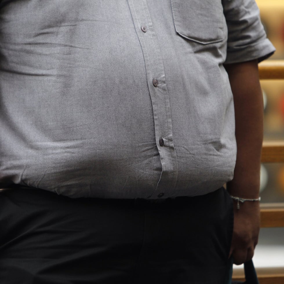 En la imagen de archivo, una persona con obesidad en Ciudad de México.