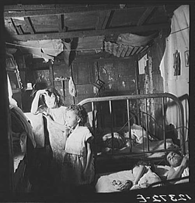 Arrabal sector al sur de la vía del tren. (Fuente: Library of Congress)