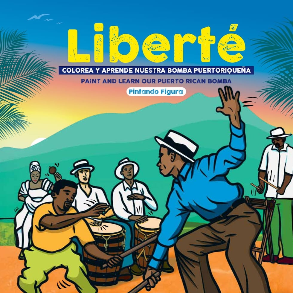 Todos los textos del libro educativo para colorear “Liberté – Pintando Figura” están en inglés y en español.