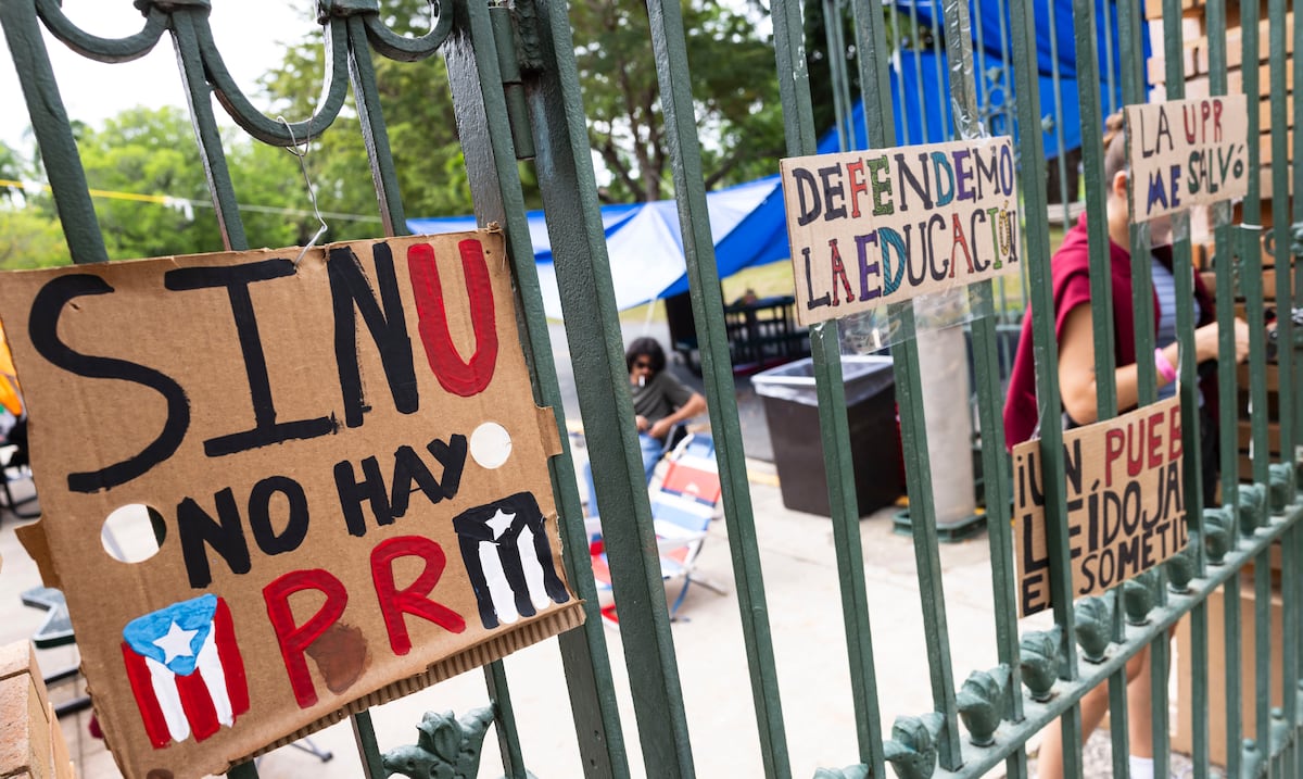 “Estamos esperando por ella”: estudiantes de la UPR en Río Piedras hacen llamado a la presidenta a convocar mesa de negociación