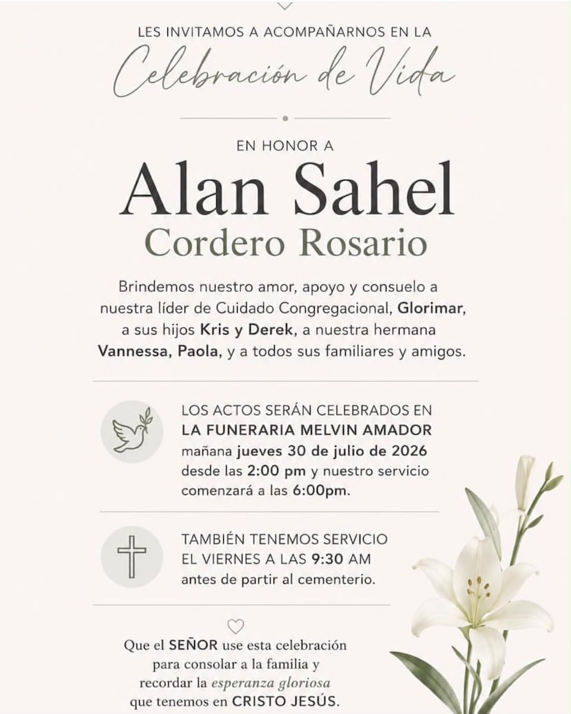 Exequias Alan Sahel Cordero Rosario