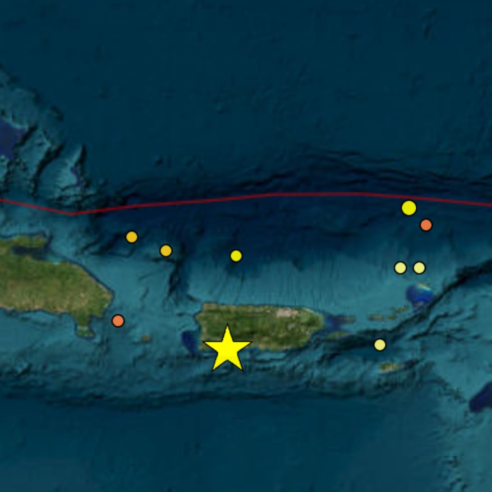 El epicentro fue localizado a unos 8.6 kilómetros al este de Guánica y tuvo una profundidad de 15 kilómetros.