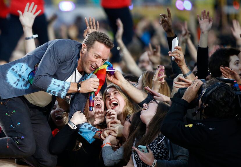 Coldplay se presentó en el Super Bowl a inicios de febrero.