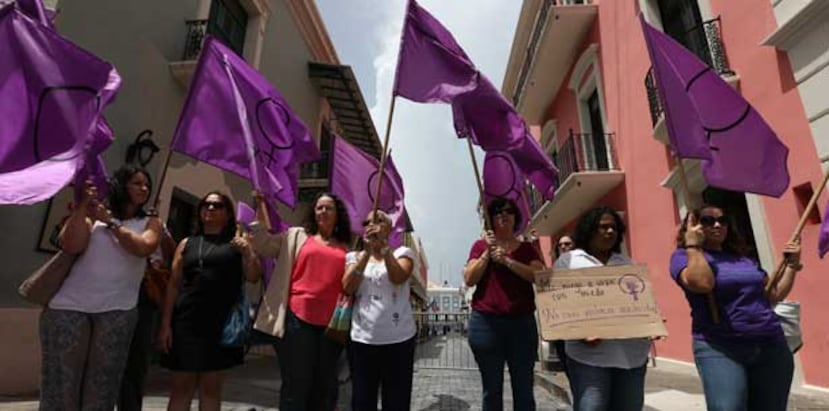Acompañaron a Pagán, Vilma González, de Coordinadora de Paz para la Mujer; Verónica Rivera, de la Comisión de la Mujer del Colegio de Abogados; Ivette del Valle, de la Casa Protegida Julia de Burgos; Bayrá Soto, del Hogar Ruth; Chariana Ferrer, de Taller Salud y Nirvana González, del Movimiento Amplio de Mujeres. (francisco.rodriguez@gfrmedia.com)
