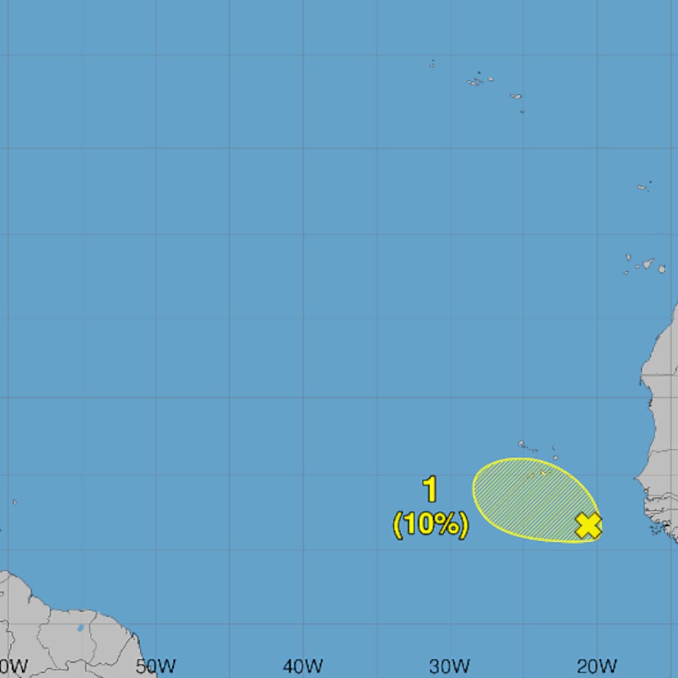 El Centro Nacional de Huracanes sigue de cerca una onda tropical.