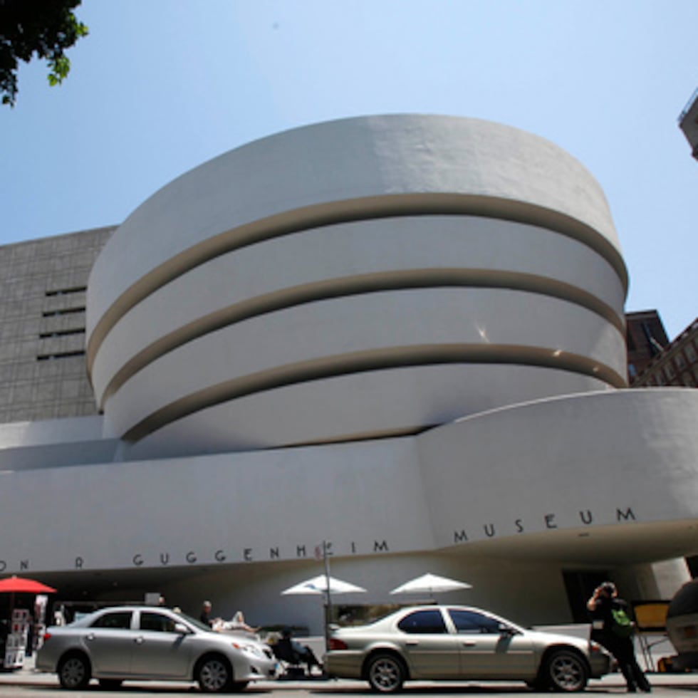 El exterior del Museo Solomon R. Guggenheim, obra de Frank Lloyd Wright, en Nueva York.