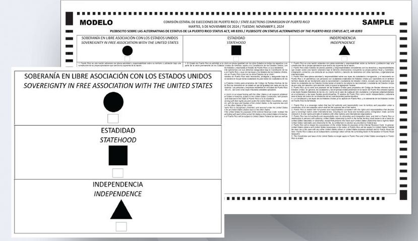 Papeleta Plebiscito
Es color blanco
- El elector solo puede escoger y marcar una alternativa de las que están impresas en la papeleta.
- Haz una marca válida dentro del rectángulo correspondiente debajo de la opción de tu preferencia.