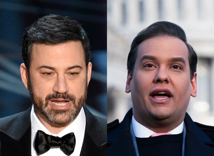 Jimmy Kimmel y George Santos