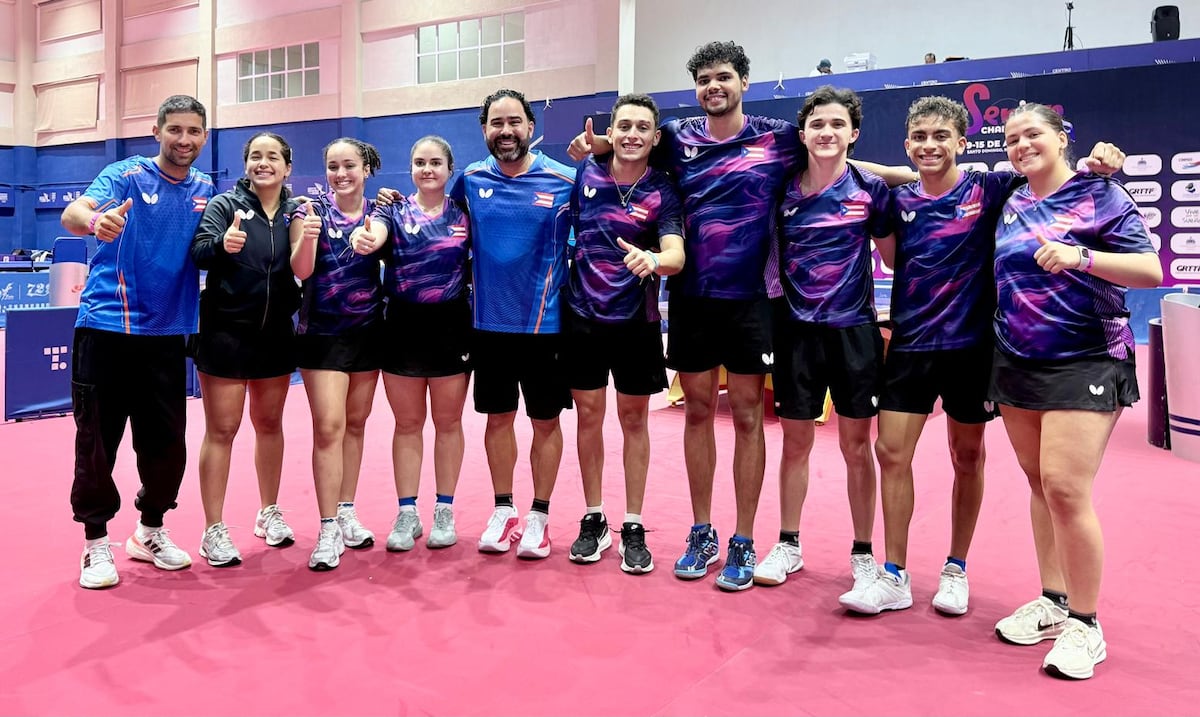 Puerto Rico conquista doble campeonato en el Centroamericano y del Caribe de tenis de mesa 2026