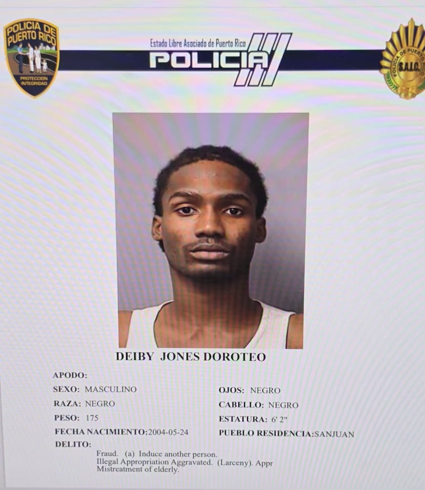 Deiby Jones Doroteo, de 22 años y residente de Puerto Nuevo, en San Juan.