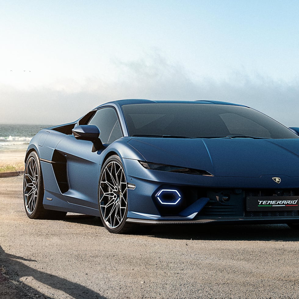 Según la empresa italiana, el Lamborghini Temerario luce una estética vanguardista que resalta especialmente en sus acabados de pintura mate del programa Ad Personam, los cuales acentúan sus líneas aerodinámicas y su carácter futurista.