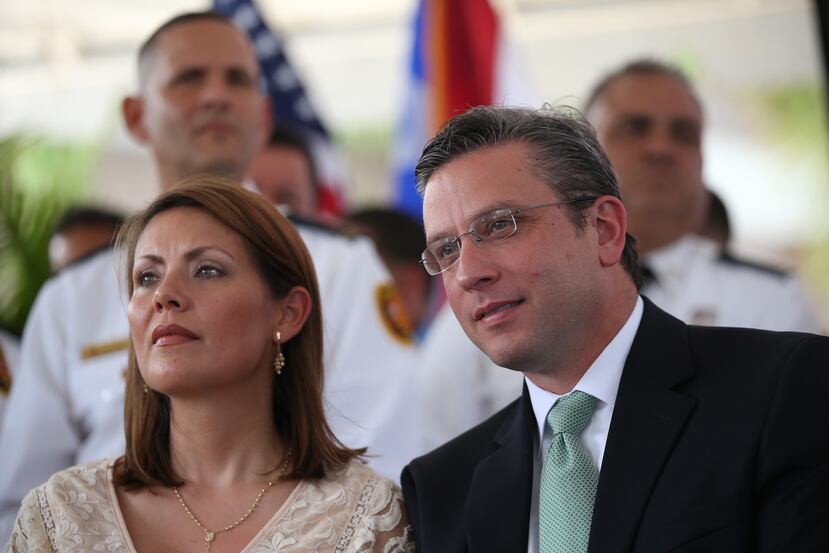 Wilma Pastrana y Alejandro García Padilla en una actividad en el 2013.