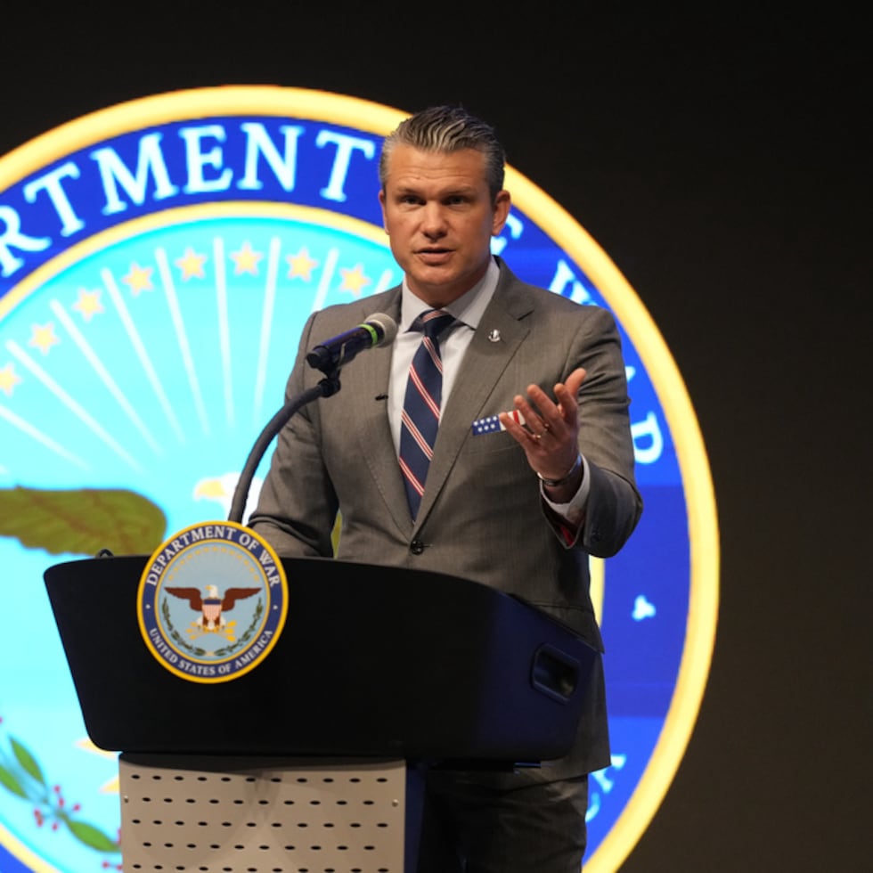 El secretario de Defensa de Estados Unidos, Pete Hegseth.