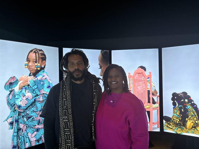 Juan Pablo Vizcaíno y Gloriann Sacha Antonetty, con su vídeo “Hebras y Vegigantes”