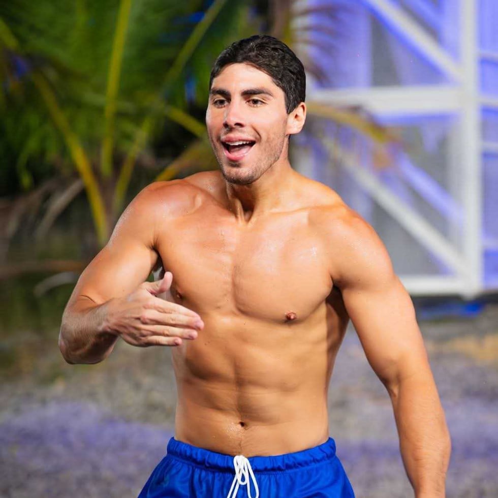 Lorenzo Figueroa en "Exatlon Estados Unidos". (Telemundo)