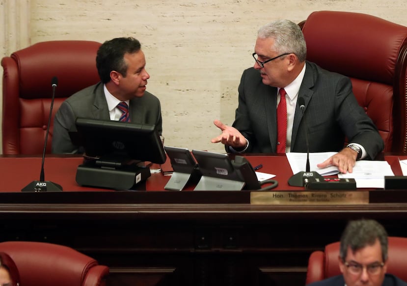 Miguel Romero negó ayer que haya renunciado a la presidencia de comisiones, como sostuvo el presidente del Senado, Thomas Rivera Schatz.