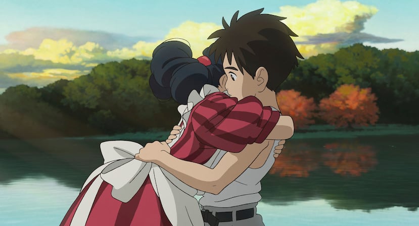 Escena de la película de Hayao Miyazaki, "The Boy And The Heron".