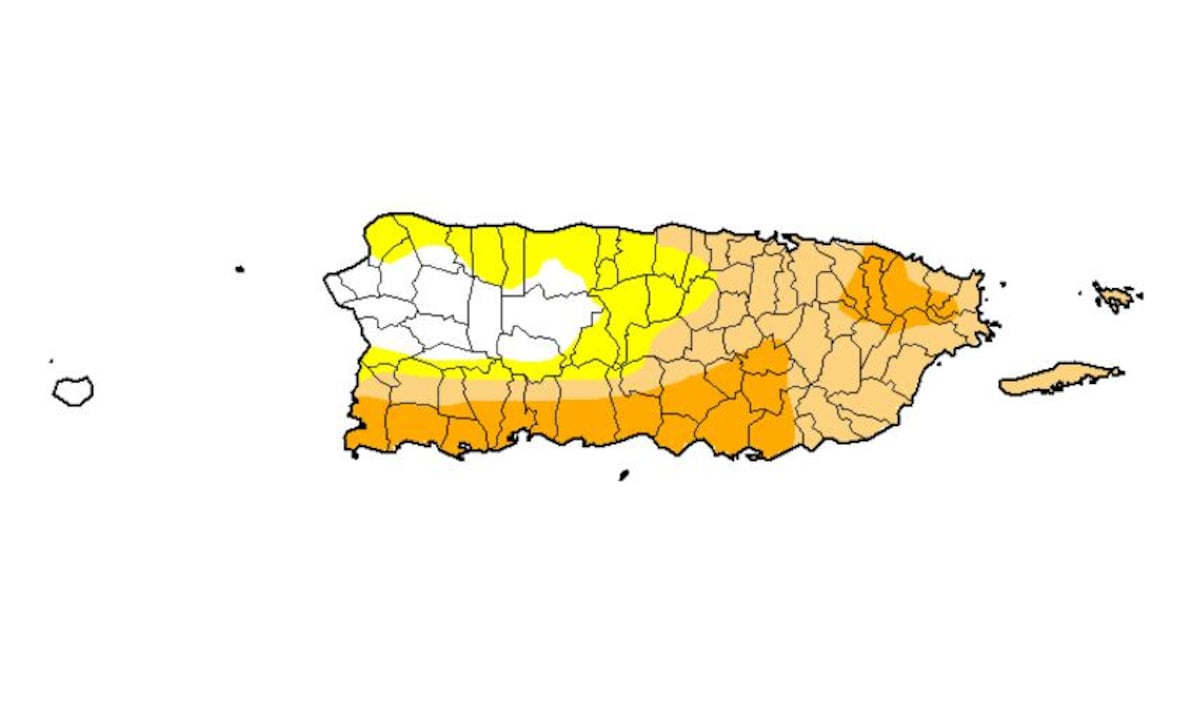 Sequía severa se expande e intensifica en el sur y noreste de Puerto Rico