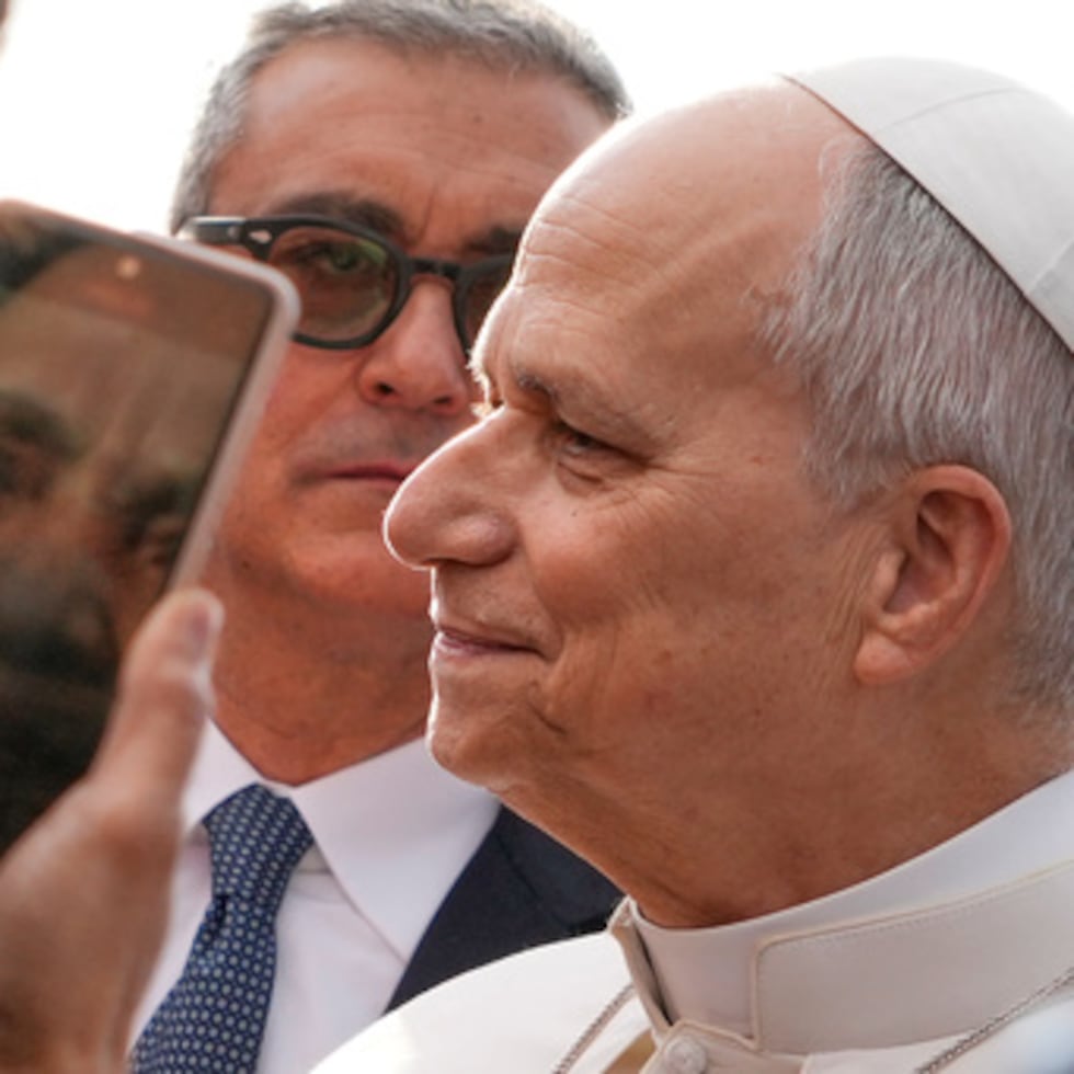 El papa León XIV a las afueras de Roma el domingo 8 de marzo de 2026.