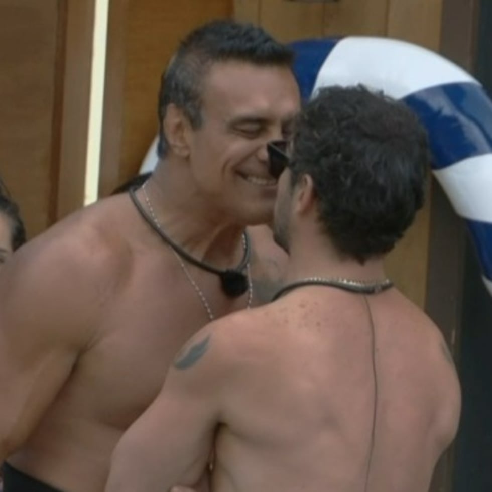 “El Patrón” y Eleazar Gómez en "La Granja VIP".